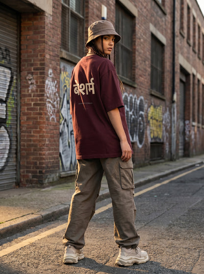 बेशर्म 240 GSM Oversized T-Shirt | Inkcult